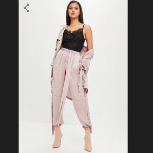 carli bybel x missguided black lace bodysuit